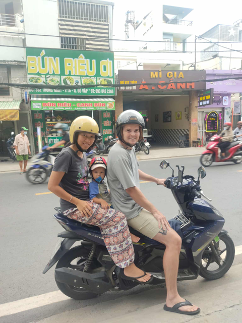 Getting around rural Vietnam by motorbike